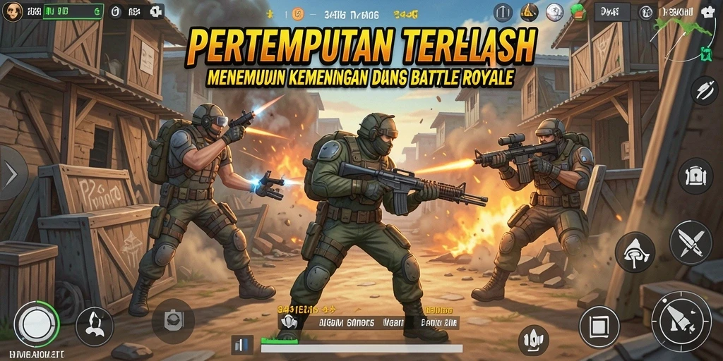 Tampak mendebarkan dari pertarungan di Battle Royale dengan 3446.