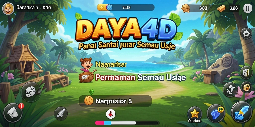 Tampilan gameplay DAYA4D yang menarik dan interaktif.