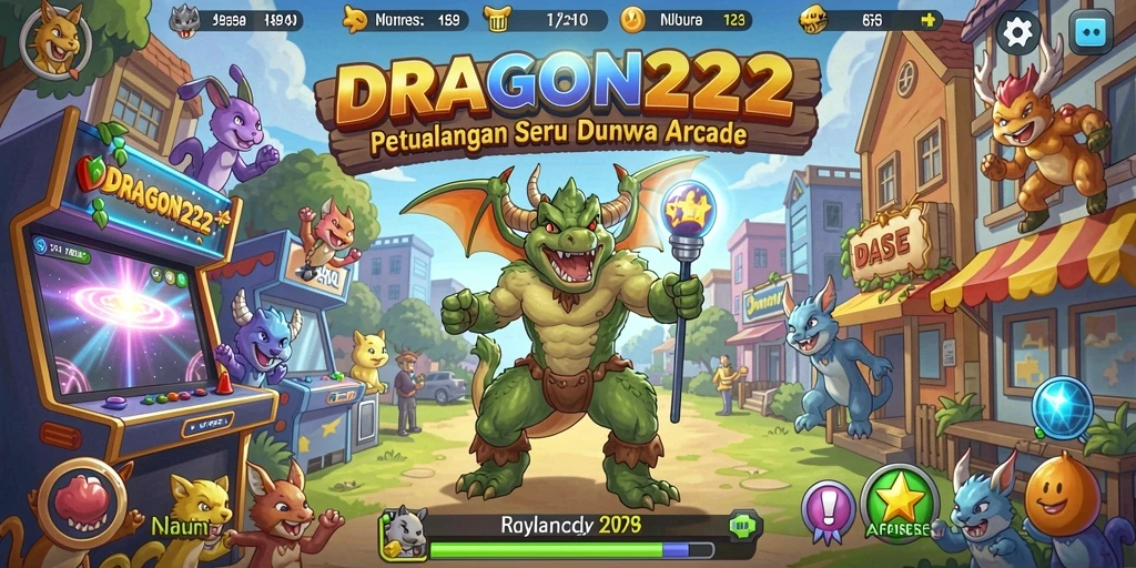 Tampilan gameplay seru dan menantang dari DRAGON222.