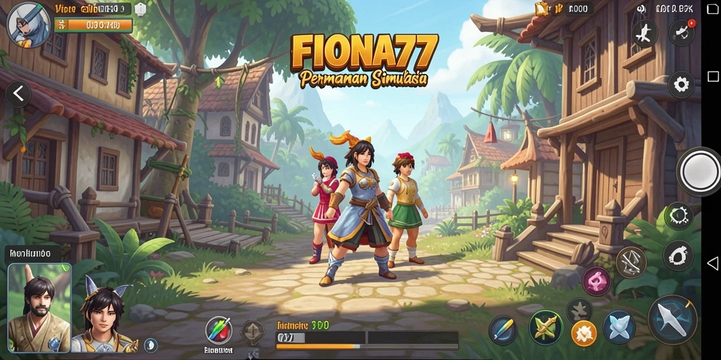 Screenshot gameplay <strong>FIONA77</strong> menampilkan aktivitas simulasi yang seru.