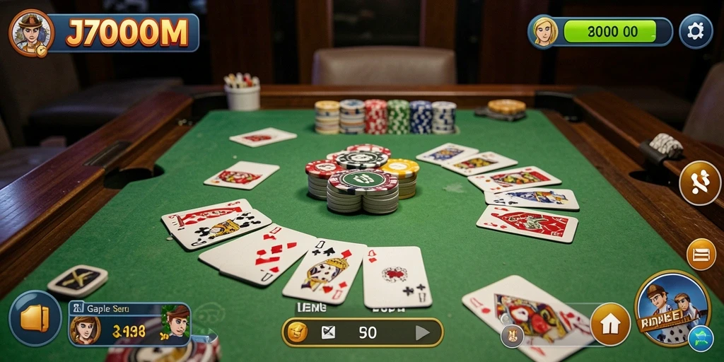 Tampilan gameplay J200M yang seru dan interaktif.