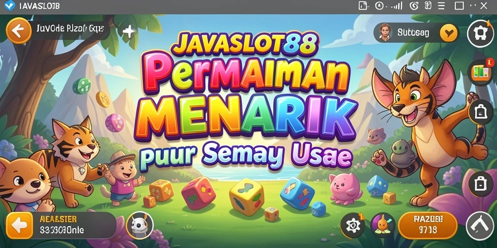 Tampilan gameplay menarik dari JAVASLOT88 dengan elemen puzzle yang menantang.