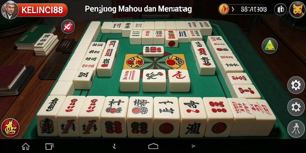 Screenshot utama KELINCI88 menampilkan gameplay Mahjong yang seru.