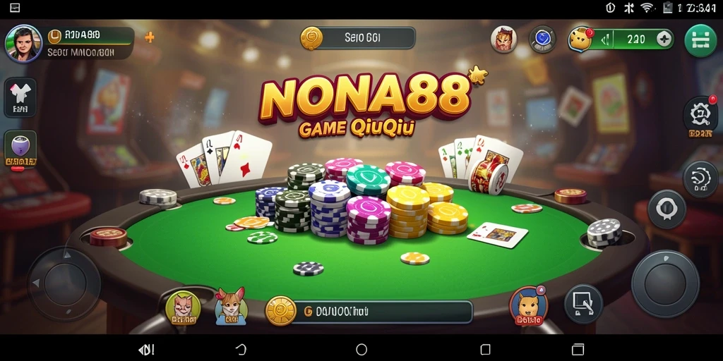 Screenshot NONA88 menampilkan gameplay QiuQiu yang menarik.