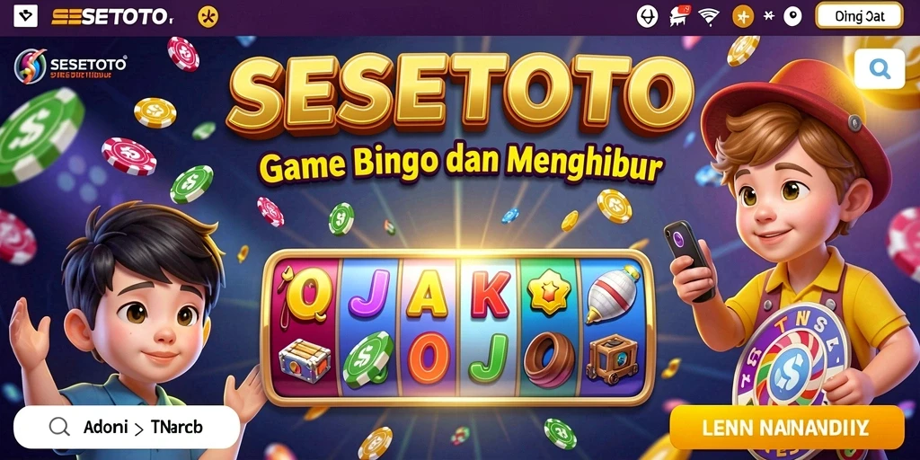Tampilan gameplay SESETOTO yang seru dan interaktif dalam permainan Bingo.
