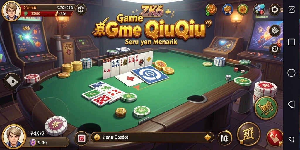 Screenshot gameplay ZK6 menampilkan pertarungan QiuQiu yang intens.